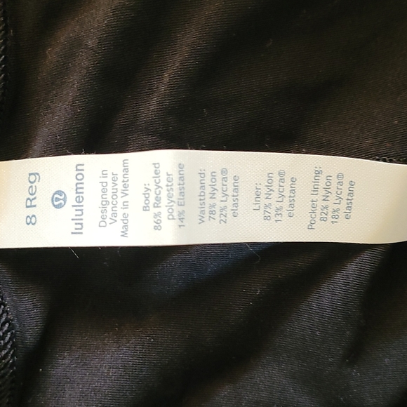 Lululemon Pace Rival Skirt Shorts Chirakasu Alpine White and Chirasu Black 8 - Picture 6 of 12